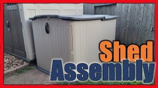 Suncast shed assembly DIY. How to install a storage shed Easy Shed set up #diy #storage #homeproject