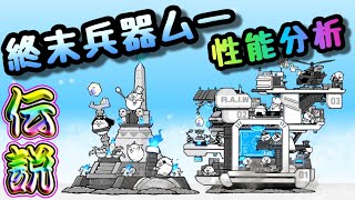 終末兵器ムー / 極秘研究機関パンドラ　性能分析　にゃんこ大戦争　【アイアンウォーズ伝説レア】