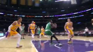 Jaylen Brown Spin & Jam | Celtics vs Lakers | 3.3.17 | 16-17 NBA Season