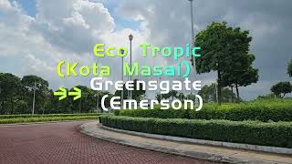 Eco Tropics (Kota Masai) - Greensgate (Emerson) Corner Lot @ 2 Storey Terrace House - JB PROPERTIES