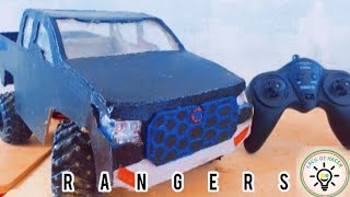 Como hacer una camioneta a control remoto//Rangers