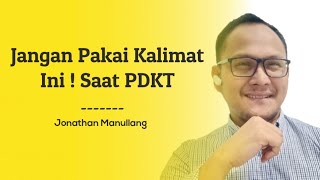 JANGAN PAKAI KALIMAT INI SAAT PDKT (Pendekatan)