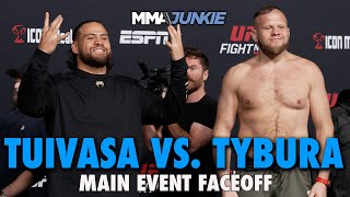 Tai Tuivasa and Marcin Tybura All Smiles in Final Faceoff | UFC Fight Night 239