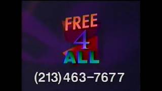 Free 4 All contestant plug #2, 1994