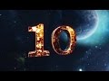 10 Second Timer Countdown ⏱️ – Epic 3D Gold Numbers in Space | Cinematic Timer HD
