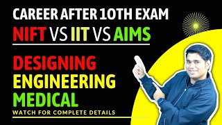 Designing Vs Engineering Vs Medical | NIFT vs IIT vs NEET - Career After 10th \u0026 12th Exam