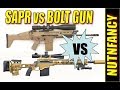 Bolt Gun vs SAPR: Which is best? -Nutnfancy & TacticalDoodle