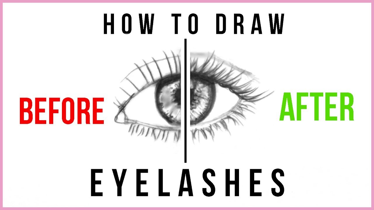 DOs & DON'Ts: How To Draw Eyelashes Step By Step For Beginners - YouTube