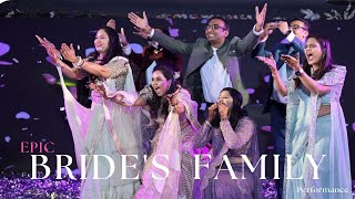 Ultimate Bride's Family Dance Performance at Sangeet! 💃🕺 | Dedication Dance | Unforgettable Moments