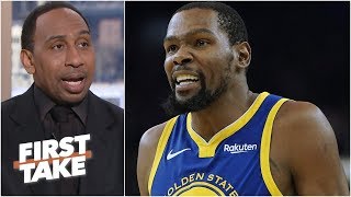 Kevin Durant will drop 40 on the Lakers - Stephen A. l First take