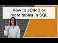 JOIN three tables or more - Learn SQL with IMDB database