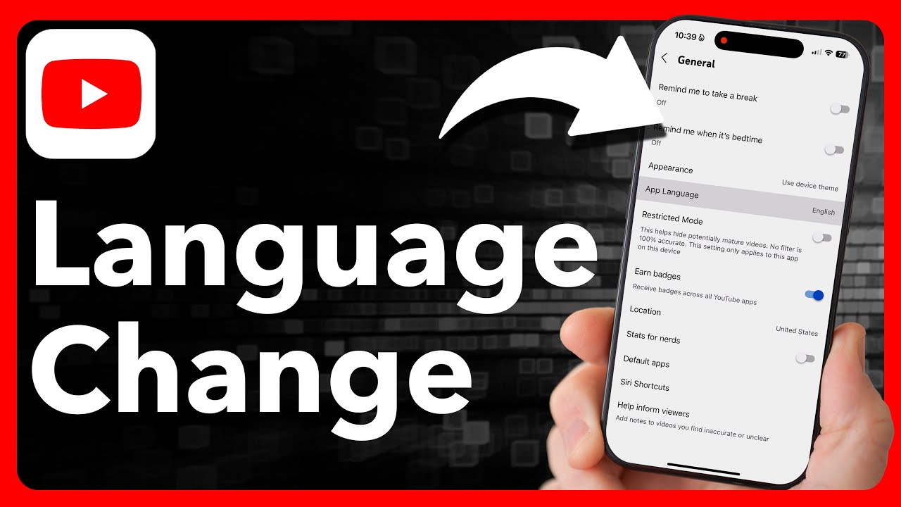 How To Change Language On Youtube App Youtube