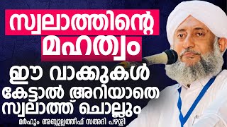 സ്വലാത്തിൻ്റ മഹത്വം | Pazhassi Usthad about Salath | Abdul Latheef Saadi Pazhassi | Islamic Speech