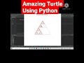 🎨Python turtle graphics | Design using python turtles|python turtle tutorial#short#shorts#python