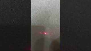Diffraction pattern using CD and normal laser