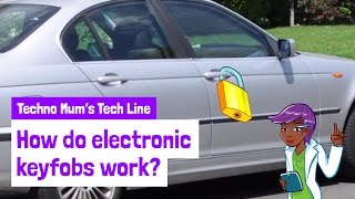 How do electronic keyfobs work?