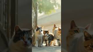 AI猫🐈たち学校🏫から下校 @amada-870 ​⁠ ​⁠​⁠#cat #aimovie #ai #ねこ #猫動画 #猫 #ねこ動画 #学校 #school