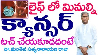 లైఫ్ లో క్యాన్సర్ మిమ్మల్ని టచ్ చేయకుండా ఉండాలంటే|Cancer Naturopathy| Dr Manthena Satyanarayana Raju