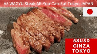 A5 WAGYU Steak All-You-Can-Eat Only $58 !!Tokyo Ginza Japan Wagyu Teppan Buffet !
