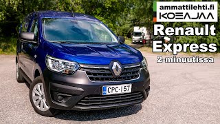 Ammattilehti koeajaa - Täysin uusi Renault Express