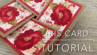 Iris Card Tutorial using Popies Collection by @NitwitCollections