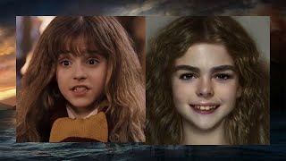 How Harry Potter characters look according to the description from book. Created with AI.
