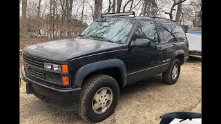 Beginning of our 1993 Chevy Blazer Build