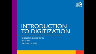 Introduction to Digitization with Biz Gallo