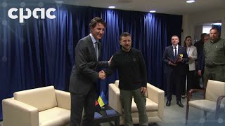 PM Trudeau meets Ukrainian President Zelenskyy in New York City – September 24, 2024