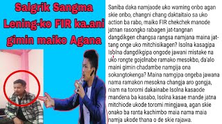 Salgrik Sangma Lening ni gimin maiko aganaha #garonews