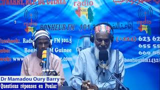 Questions réponses en poular avec Dr Mamadou Oury Barry du 02 08 2024