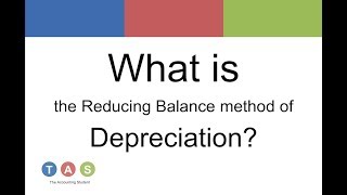 What is the Reducing Balance method of Depreciation?