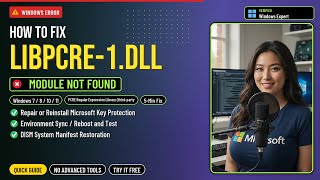 Fix libpcre-1.dll Pattern Error!