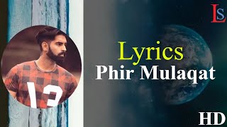 Phir Mulaqat Lyrics - Parmish Verma