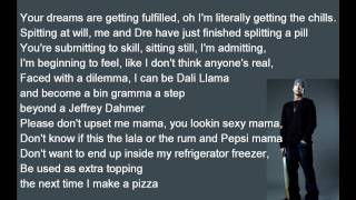 Eminem - Must Be The Ganja Lyrics Hd