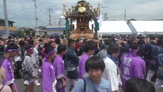 令和5年中村夏祭り　お神輿②　栃木県真岡市　　　7月9日