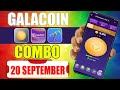 Gala Coin Combo Today 20 September | $GALA Coin Card Today | Gala Coin Daily Combo