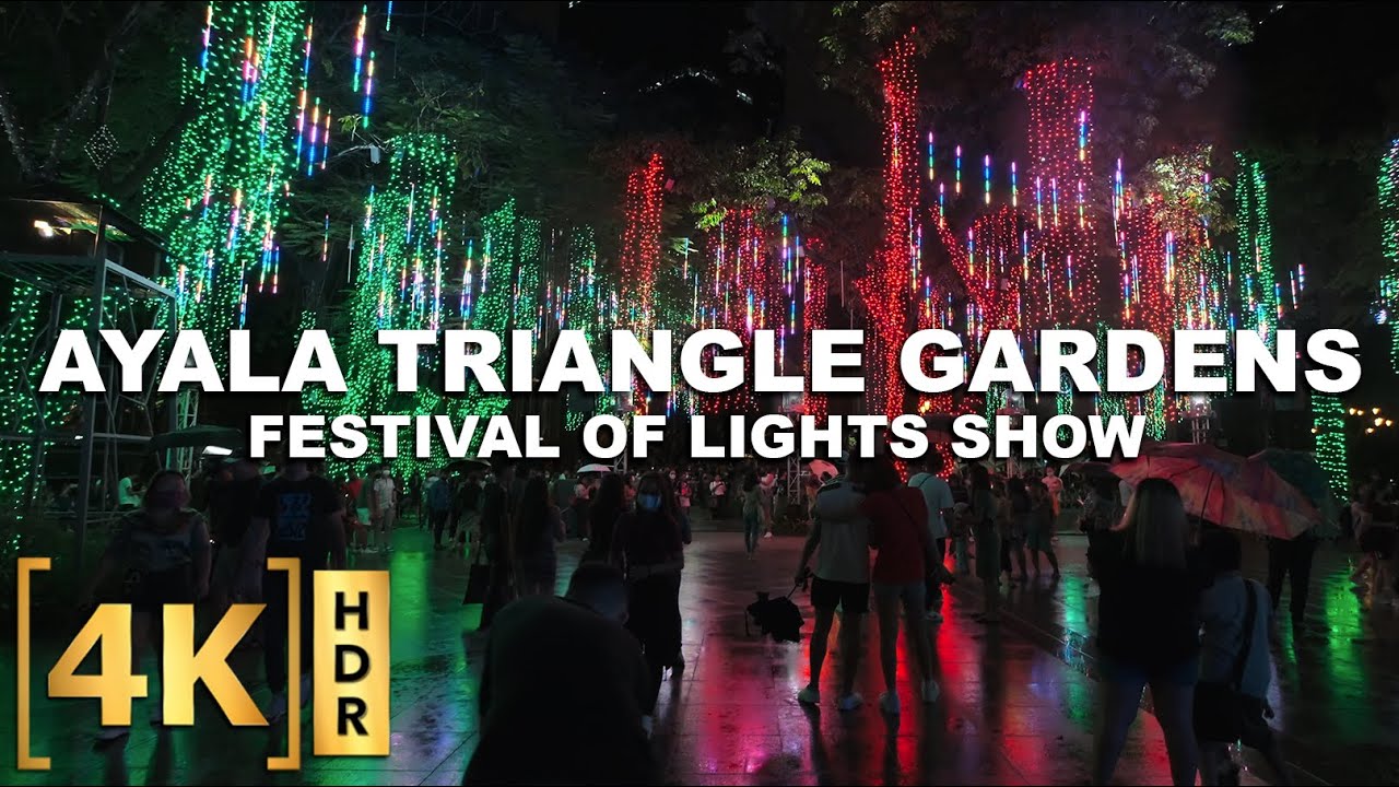 IT'S FINALLY BACK! Ayala Triangle Gardens Festival Of Lights - Full ...