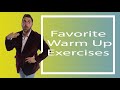 Favorite Warm Up Exercises