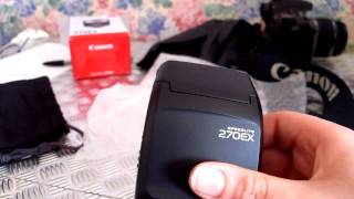 canon 270ex flash unboxing