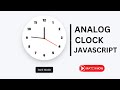 How to Create Analog Clock Using HTML CSS and JavaScript | #clock