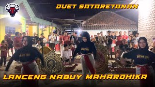 DUET SATARETANAN‼️MAHARDHIKA DAN LANCENG NABUY🔥#musiktadisionalmadura #daul #musikdaulmadura