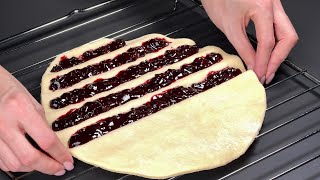 If you have puff pastry, put berries on top and be amazed!