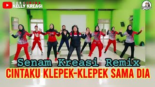Senam Kreasi Remix ‼️ Cintaku Klepek-klepek Sama Dia 💖 Choreo Kellykreasi Gerakannya  Sangat Mudah