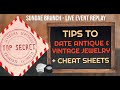 Tips to Identify & Date Vintage & Antique Jewelry - Sundae Brunch Replay 24/12/23