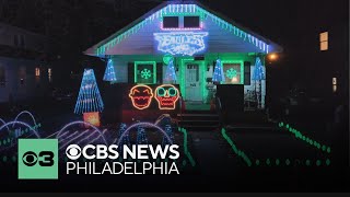 Philadelphia Eagles fan in New Jersey lights up home with display synced to \