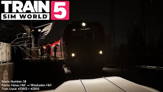 Train Sim World 5 - S8 Hanau Hauptbahnhof → Wiesbaden Hauptbahnhof (DBAG BR Class 423)