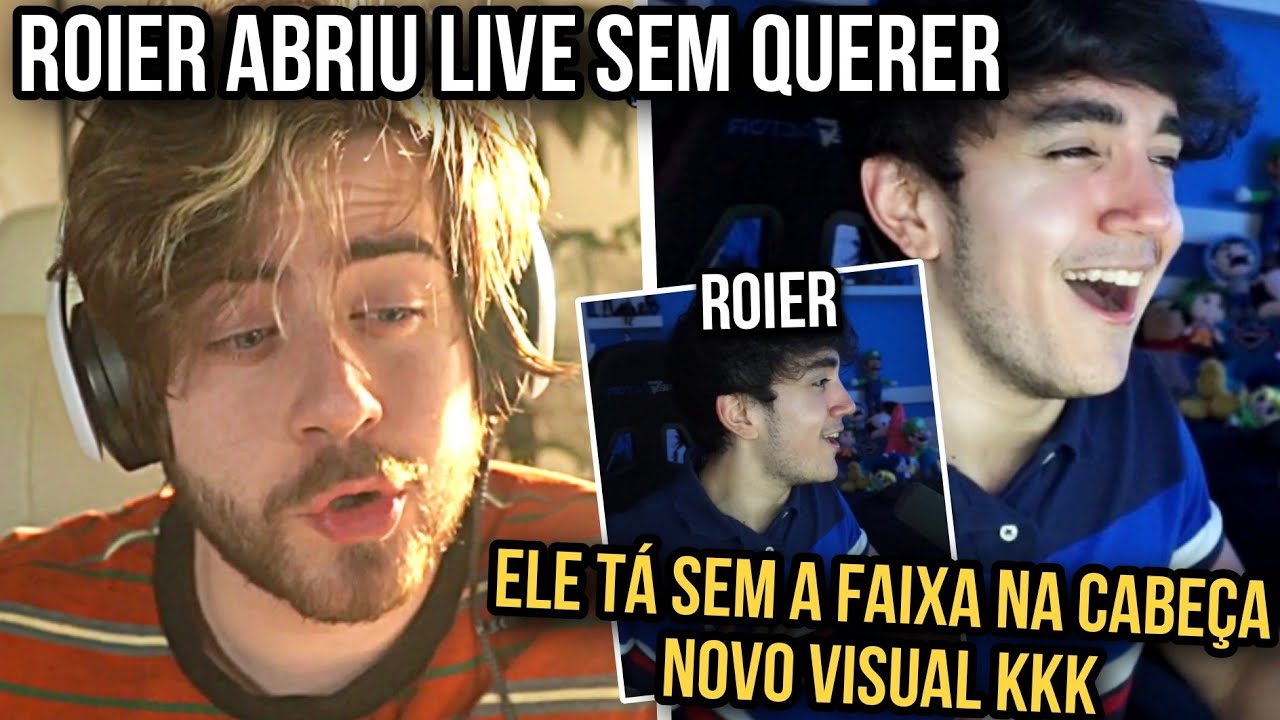 CELLBIT Reage Ao ROIER ABRINDO LIVE Sem QUERER Com Novo VISUAL Kkkk ...