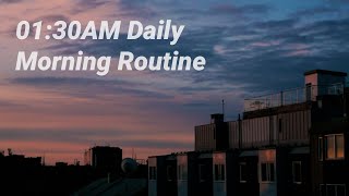 01:30AM Morning Routine | Architecture Student in Sweden | China University | No talk | Relaxing