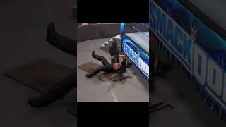 WWE 2K22 _ JEFF HARDY SWANTON BOMBS UNDERTAKER FROM THE LADDER